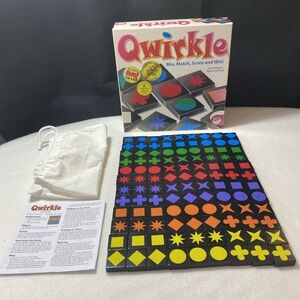 Mindware Qwirkle Award Winning Fun Game Mix Match Score And Win COMPLETE